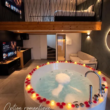 Apartamento L'écrin Des Sens, Avec Baignoire Balnéo *